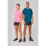Men's sports T-shirt in recycled material with crew neck