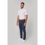 Men's sports polo shirt with half zip
