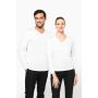 Women's long sleeve Supima® V-neck T-shirt