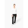 Women's long sleeve Supima® V-neck T-shirt