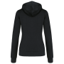 Ladies' sweatshirt with contrast hood