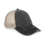 Eco-friendly unisex trucker cap with ripped effect