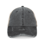 Eco-friendly unisex trucker cap with ripped effect
