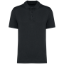 Eco-friendly washed-look men's jersey polo
