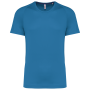 Men's sports T-shirt in recycled material with crew neck
