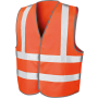 High visibility safety vest