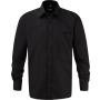 Men's long-sleeved poplin shirt