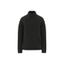 Unisex sherpa half-zip sweatshirt with dropped shoulders