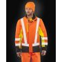 3-layer recycled softshell safety jacket