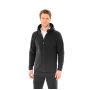 Recycled microfleece hooded jacket