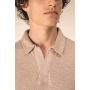 Men's linen polo