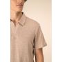 Men's linen polo