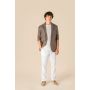 Men's washed-look linen blazer