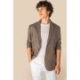 Men's washed-look linen blazer