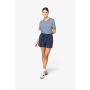 Eco-friendly washed-look Tencel shorts for women