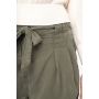 Eco-friendly washed-look Tencel shorts for women