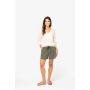 Eco-friendly washed-look Tencel shorts for women