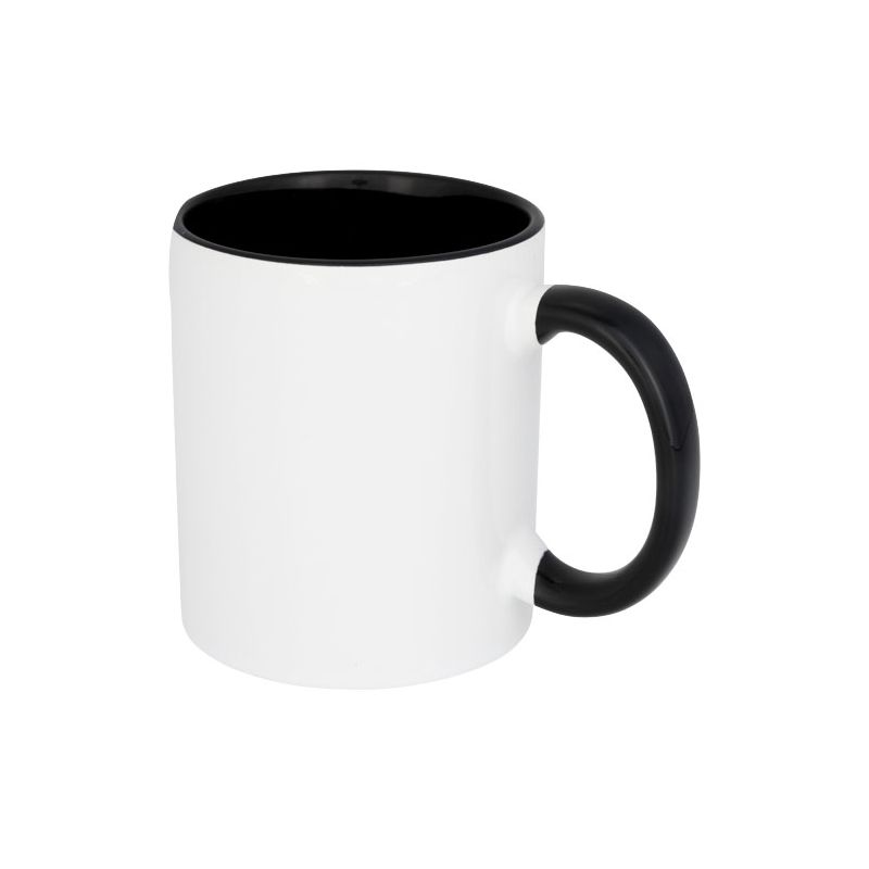 Sublimation mug with coloured handle and interior "Pix"
