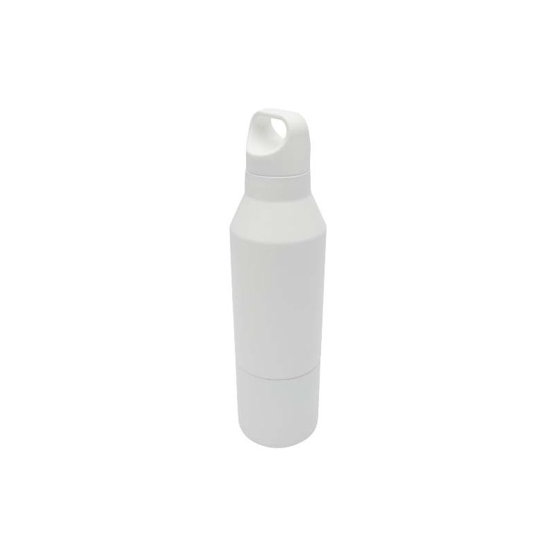 600 ml RCS certified recycled stainless steel insulated bottle with 300 ml cup "Odessy"