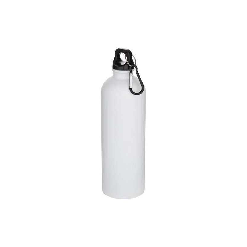 750 ml single-wall matte finish stainless steel water bottle with RCS certification and carabiner "Oregon"