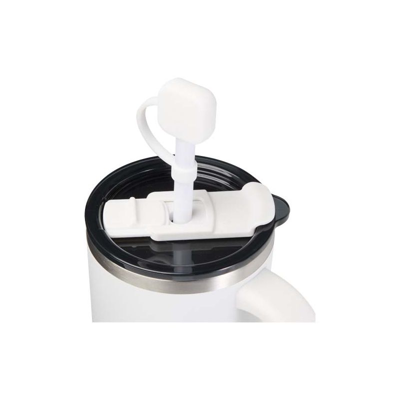 "Sip" silicone straw cover