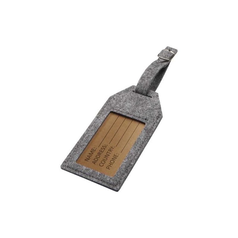 "Tie" luggage tag