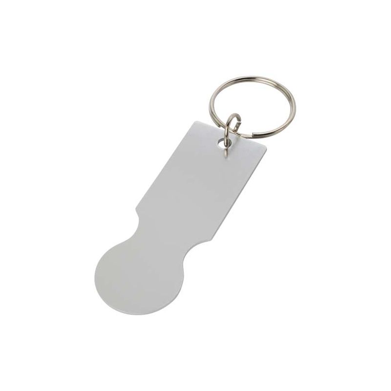 "Rhea" shopping trolley token keyring