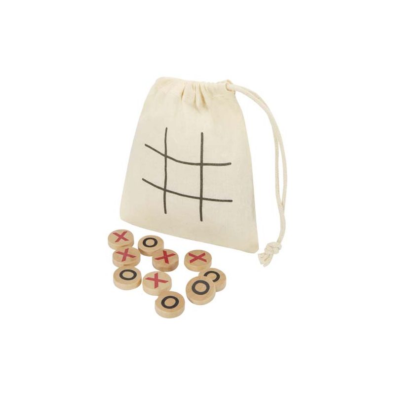 "Whorl" Wooden Noughts and Crosses Game