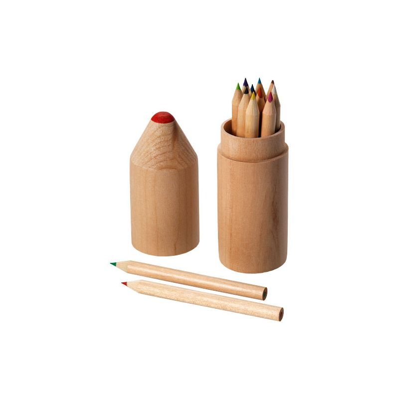 Set of 12 "Bossy" coloured pencils