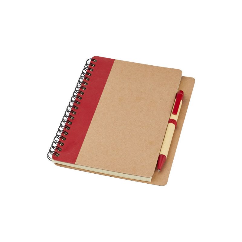 "Priestly" recycled paper notepad with pen