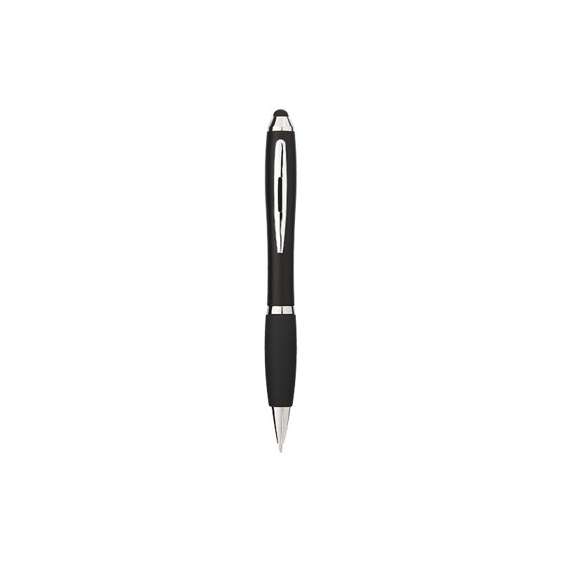 Coloured Stylus Ballpoint Pen with Black Grip "Nash" (blue ink)