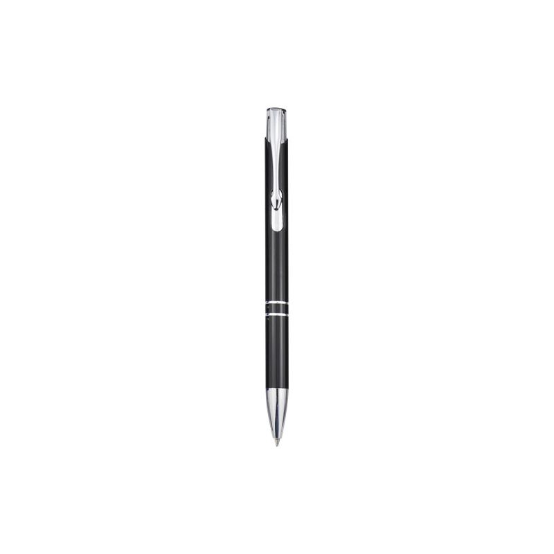 "Moneta" aluminium click-action ballpoint pen (blue ink)