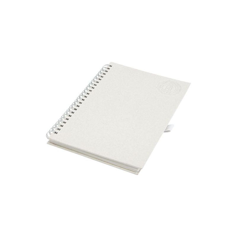 A5 spiral notebook "Dairy Dream" made from recycled milk cartons