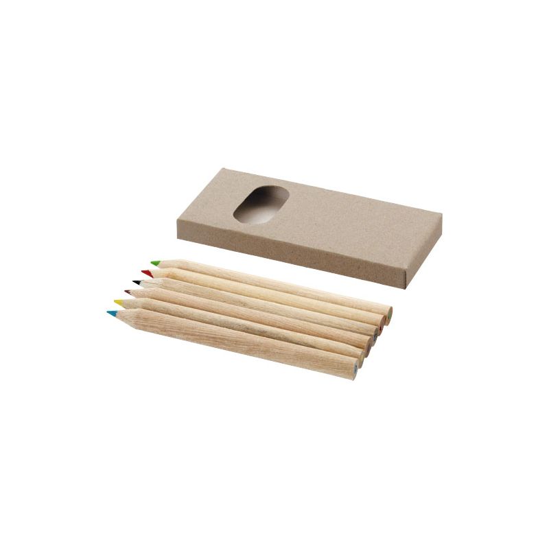Colouring set with 6 pencils "Artemaa"
