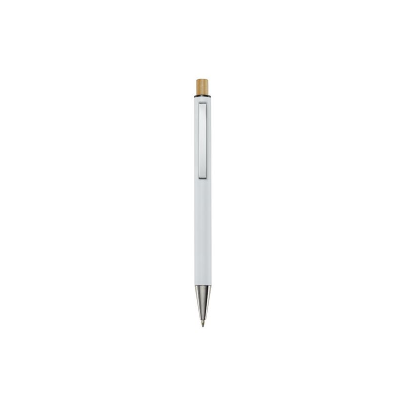 Recycled aluminium ballpoint pen "Cyrus" (black ink)