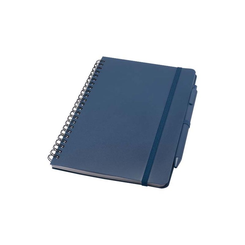A5 hardcover notebook with "Thalaasa" ballpoint pen (black ink)