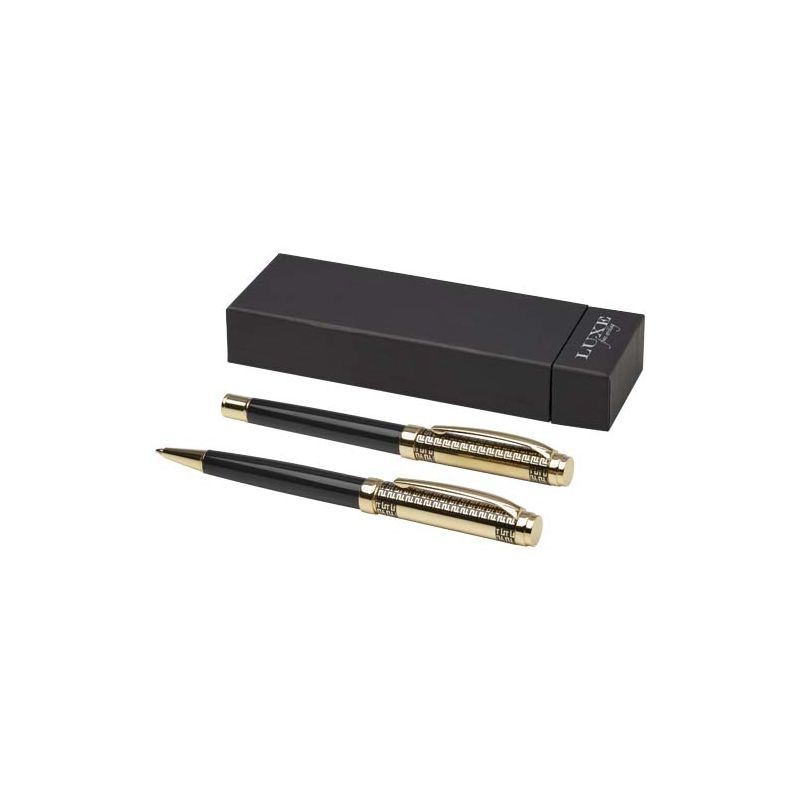 "Legato" rollerball and ballpoint pen set (blue ink)