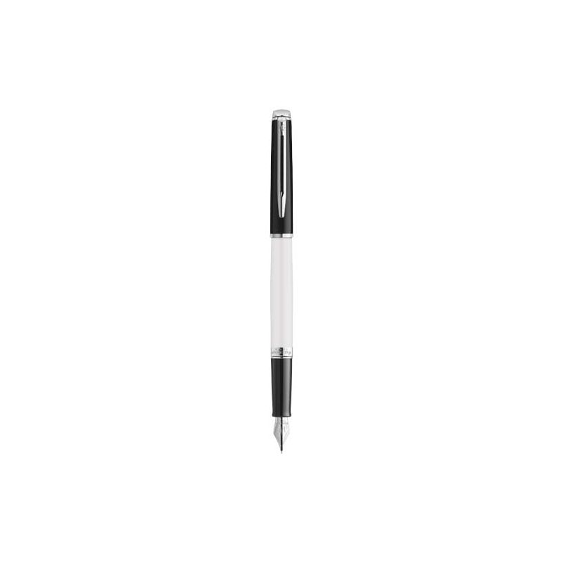 'Hemisphere' colour block dip pen with palladium trim (blue ink)