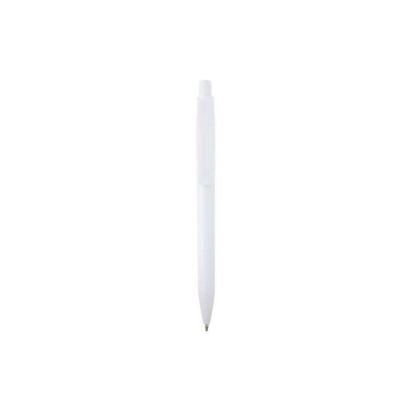 Recycled plastic ballpoint pen "Unica" (black ink)