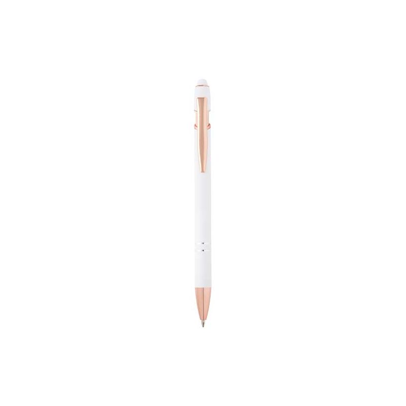 Ballpoint pen with rose gold finish "Nanna" (blue ink)