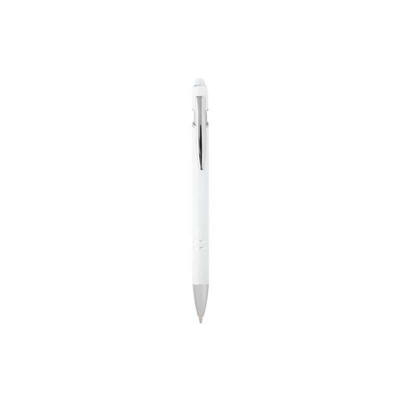 Ballpoint pen with silver finish "Kish" (blue ink)
