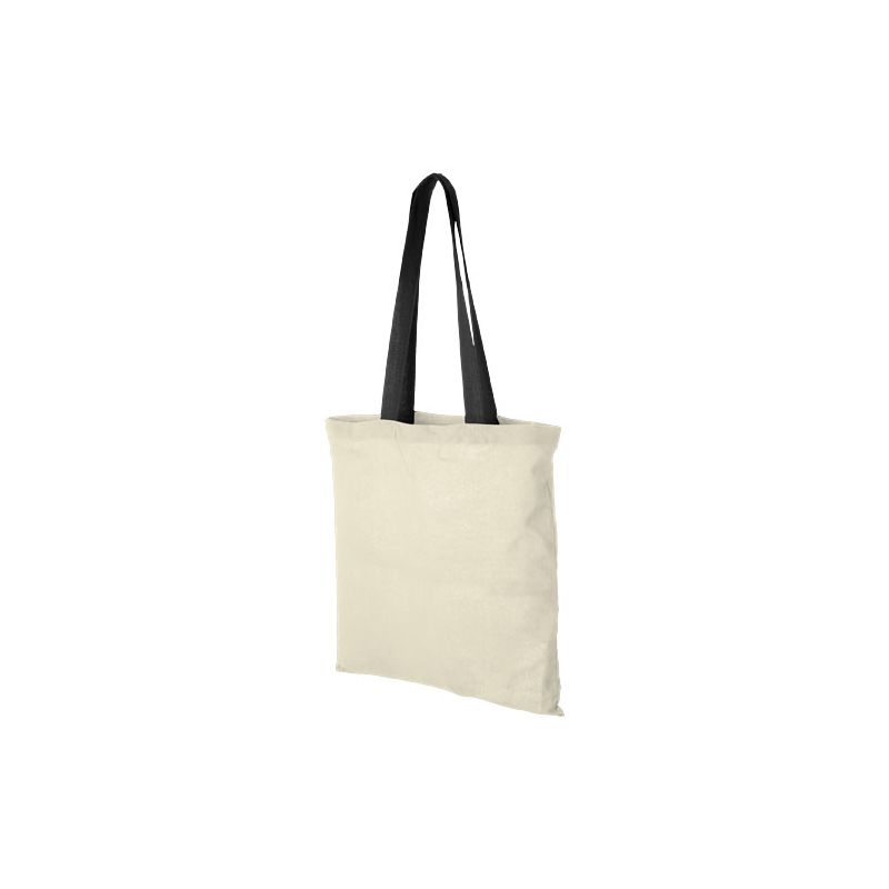100 g/m² cotton bag with long contrasting handles "Nevada"