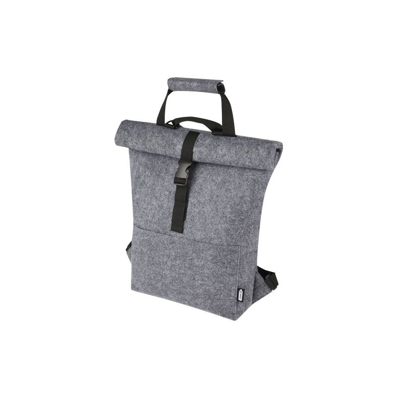 "Felta" 13L Recycled GRS Felt Roll-Up Bicycle Bag