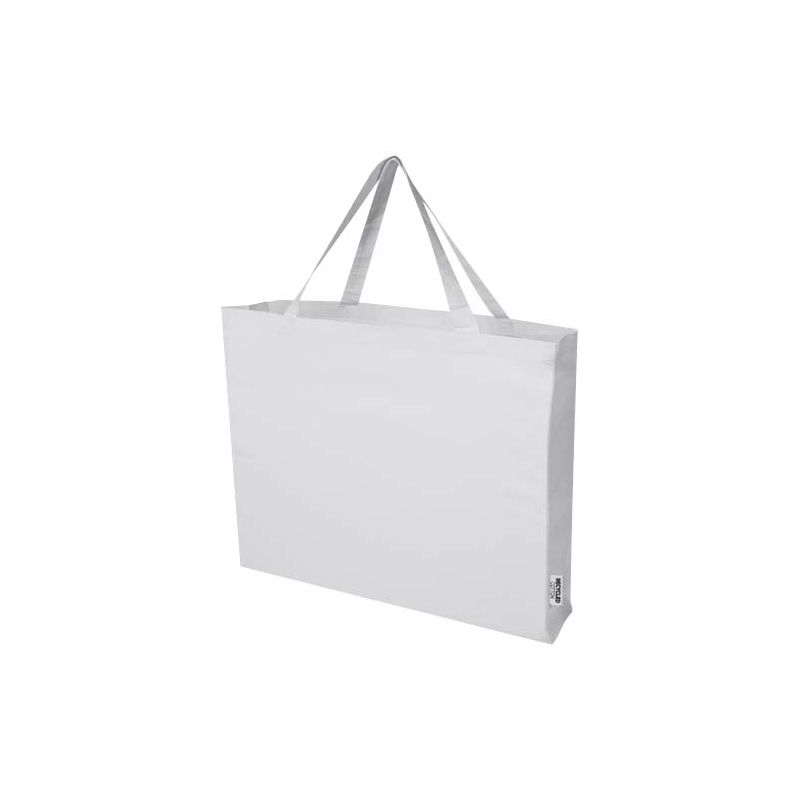 220 g/m² GRS recycled cotton gusset tote bag "Odessa" 40L