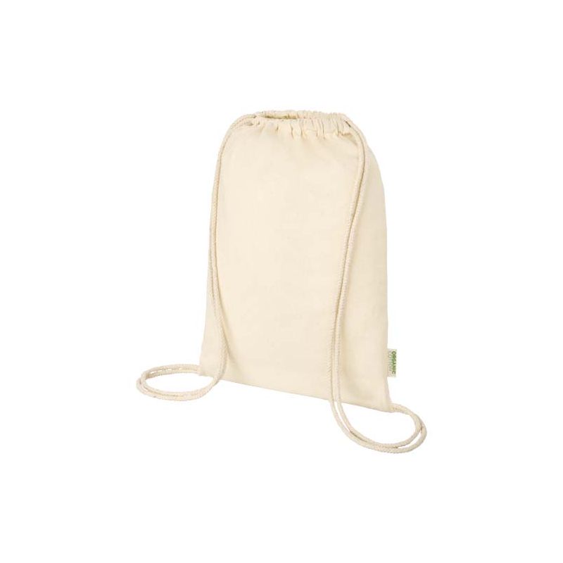 5 L bag with drawstrings in organically produced material and OCS 100 g/m² "Odisha"