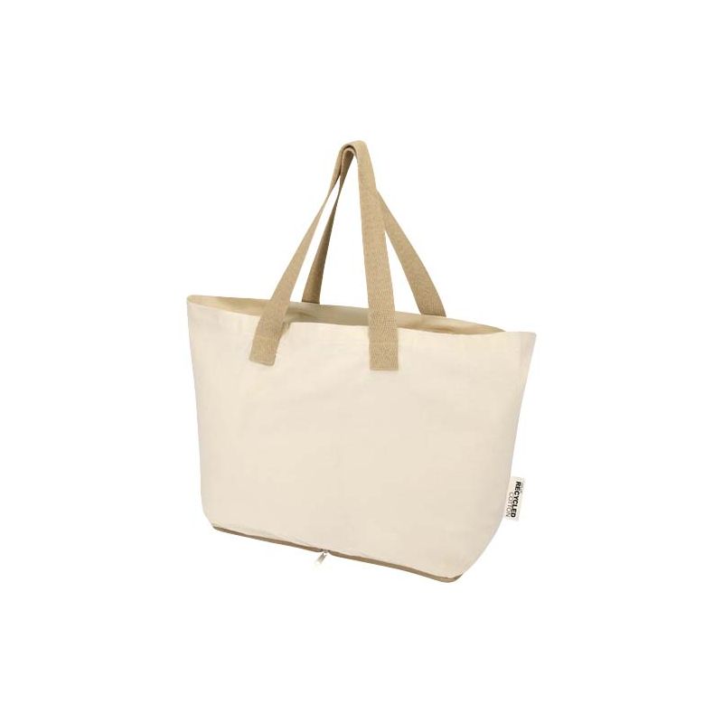 Foldable 7L recycled cotton bag with 140 g/m² GRS "Sierra"