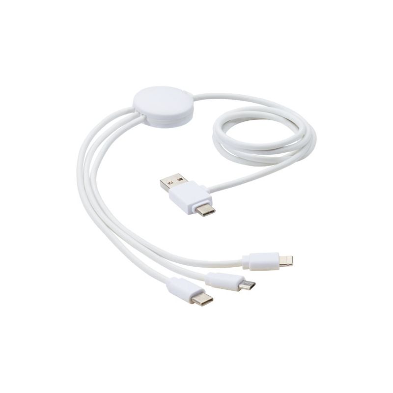 5-in-1 charging cable with "Pure" antibacterial additive