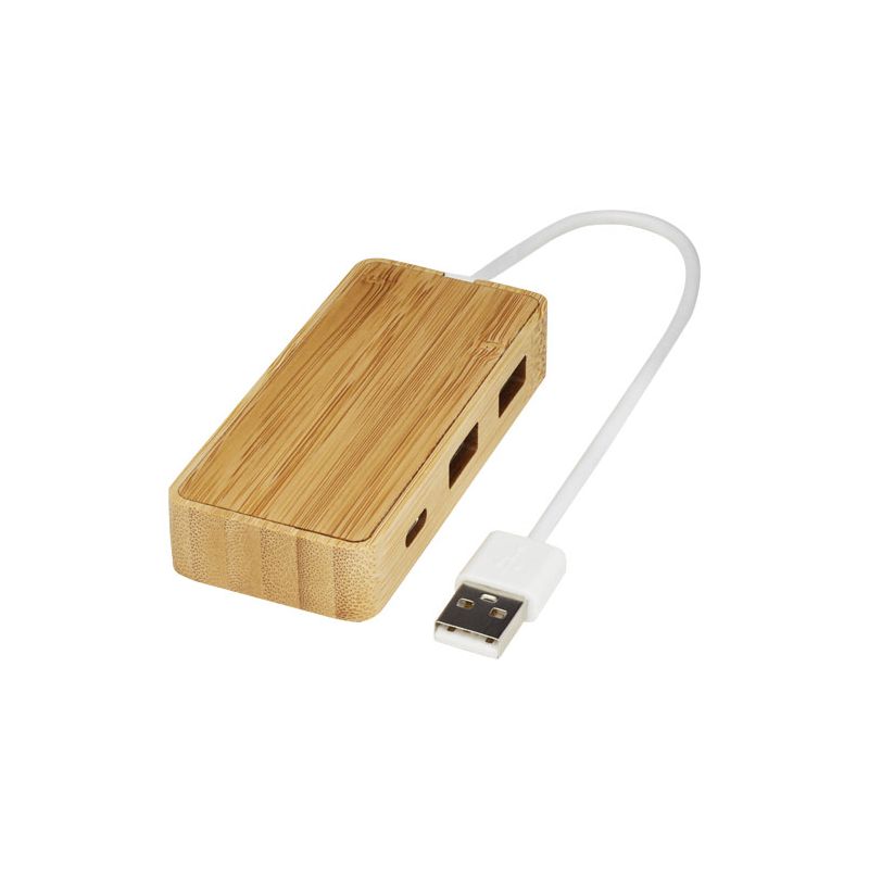"Tapas" bamboo USB hub