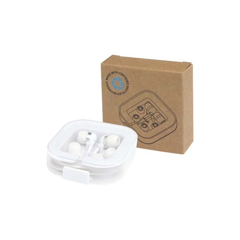 "Wired Type-C Headphones with Storage Case made from Recycled Plastic 'Baekdu'"