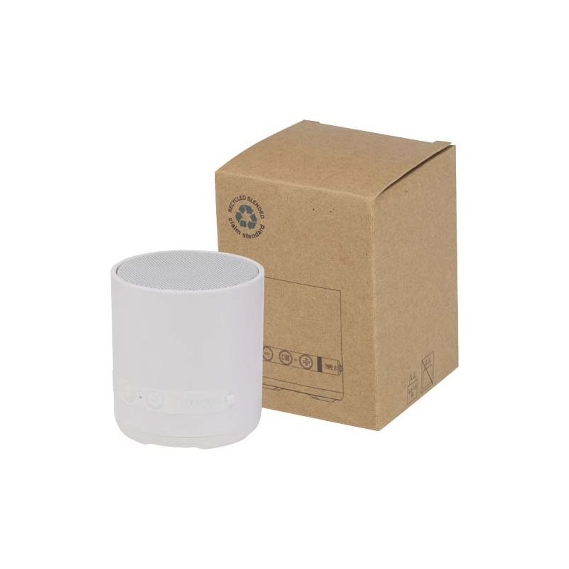 "Hunor" 3W wireless speaker made from recycled plastic